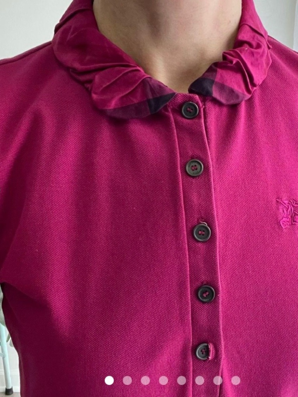 Burberry Brit Polo Rugby Shirt Size Medium